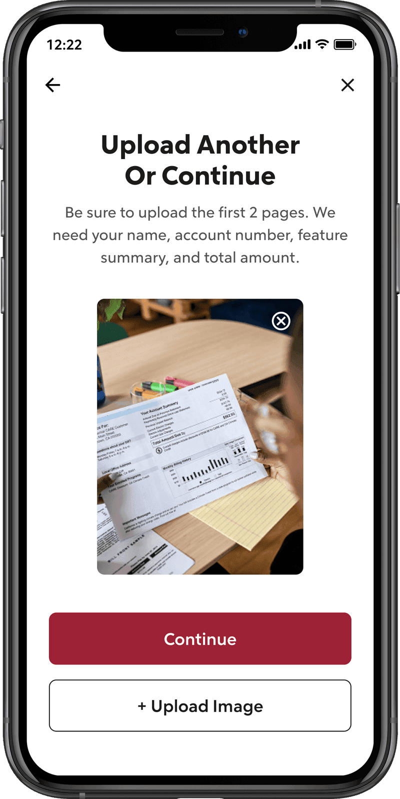 Phone of a Bill Negotiation submission in Rocket Money